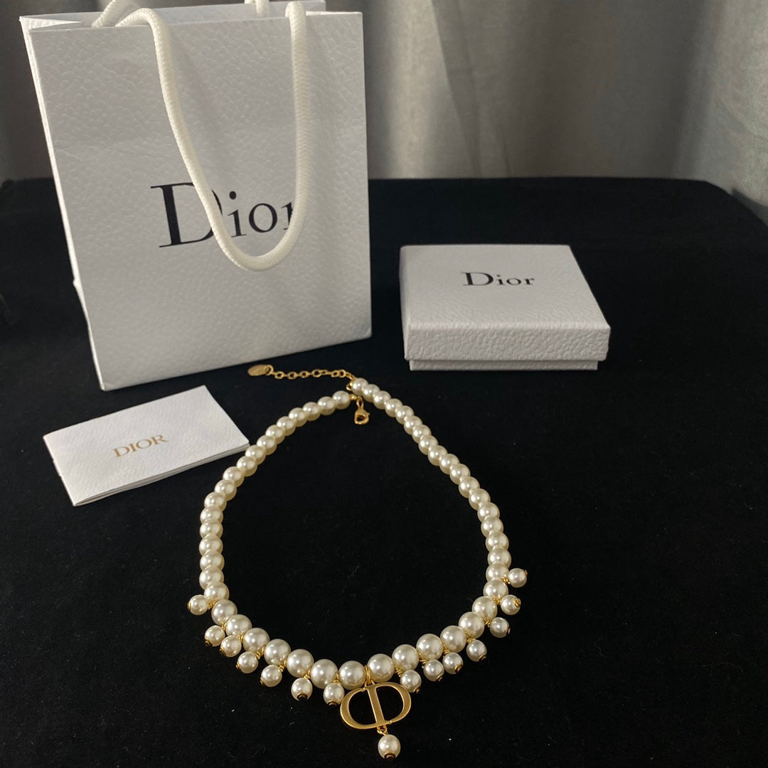 Dior Pearls 18K Gold Necklace