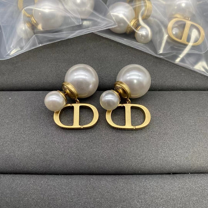 Dior Petit Pearl 18K Gold Earrings