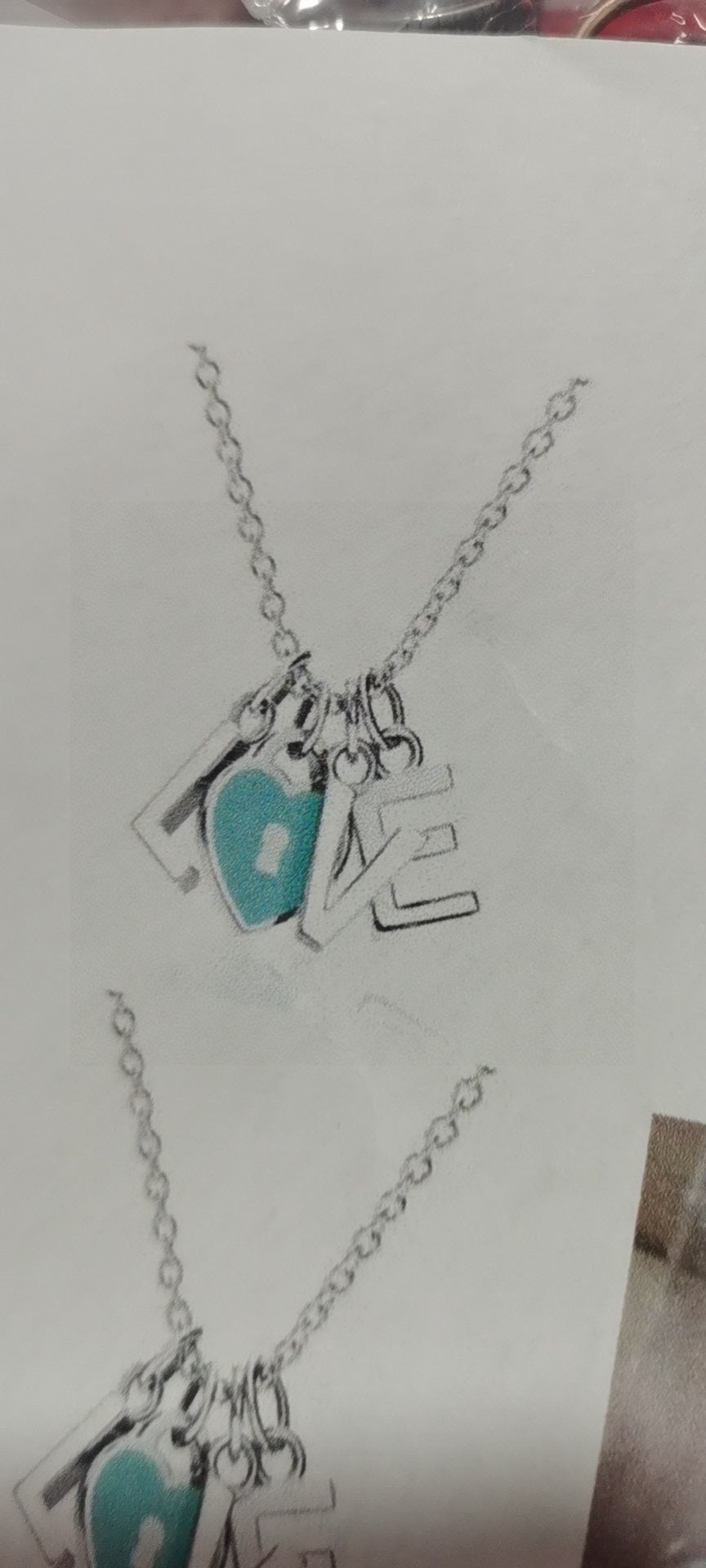 Tiffany Love Chain 18K Gold Necklace