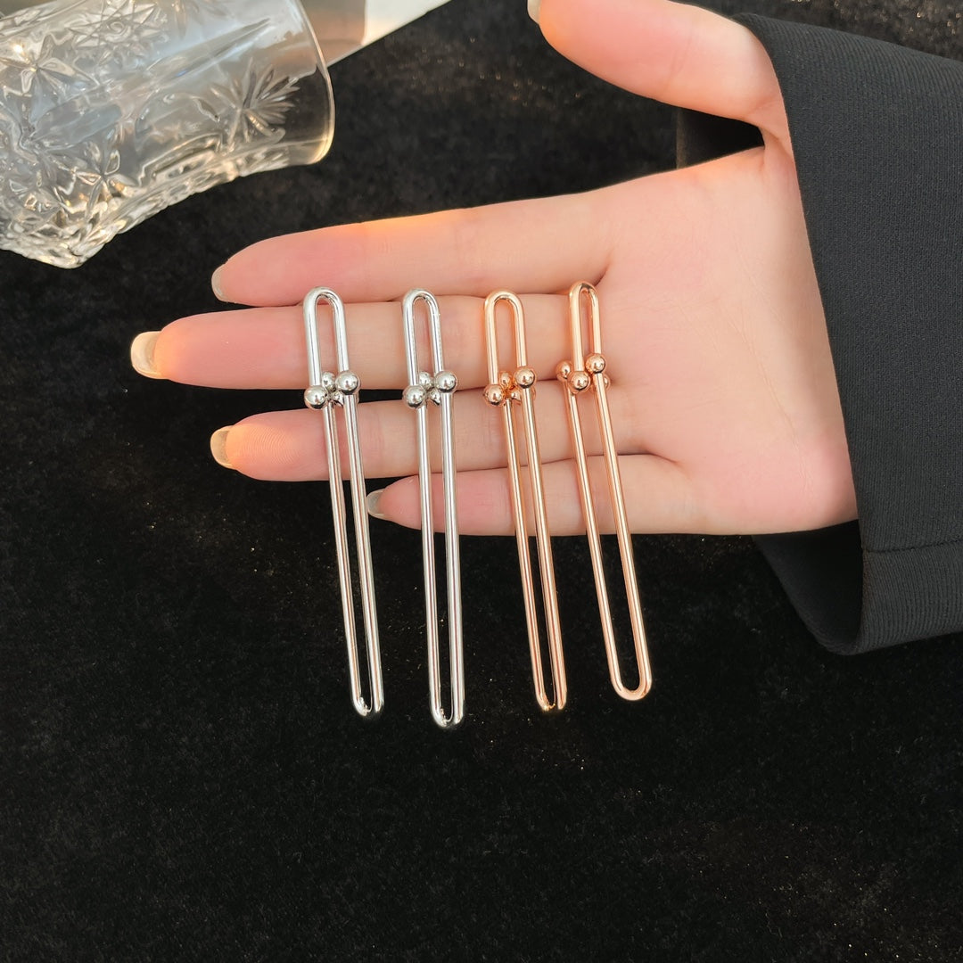 Tiffany HardWear Link 18K Gold Earrings