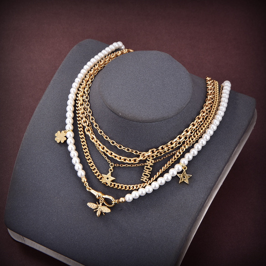 Dior Tassel 18K Gold Necklace