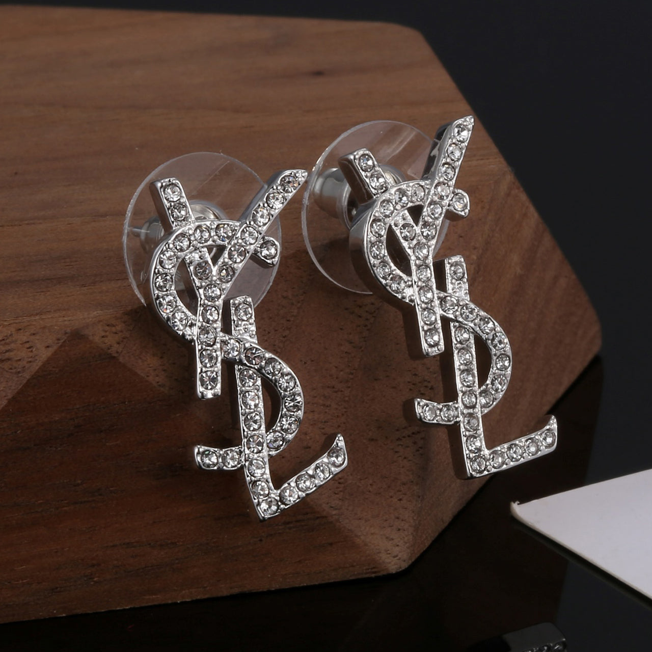 YSL Classic Crystals 18K Gold Brooch