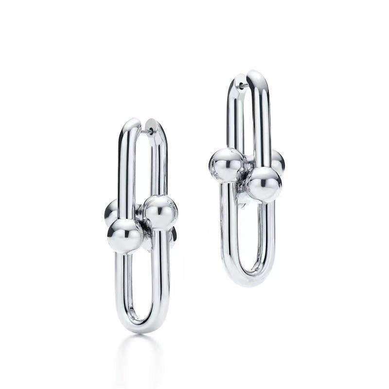 Tiffany HardWear Extra Large Link 18K Gold Earrings