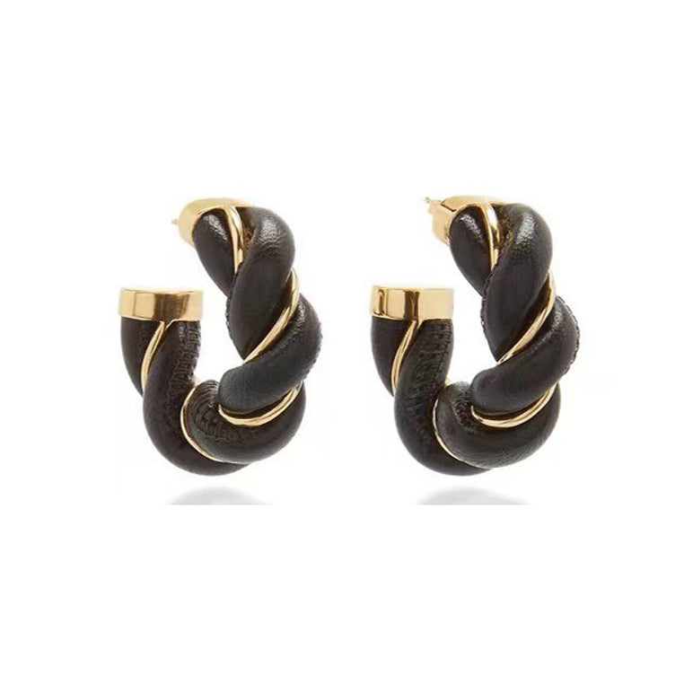 Bvlgari Black 18K Gold Earrings