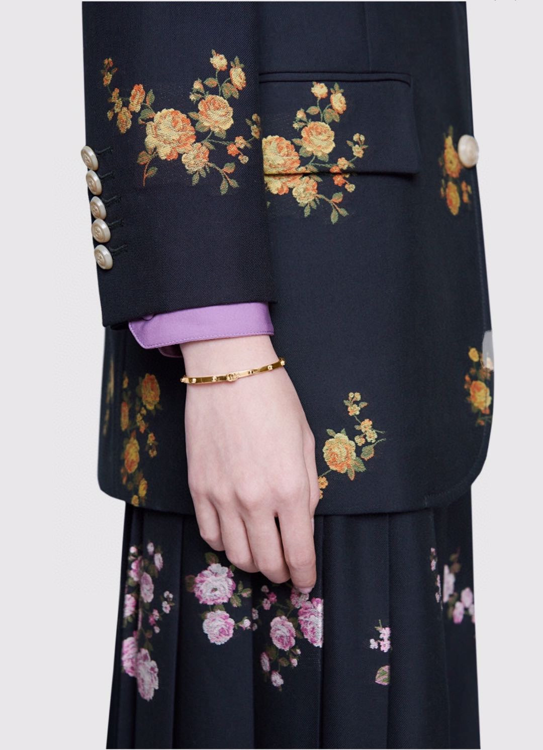 Gucci Double Running Gucci 18K Gold Bracelet