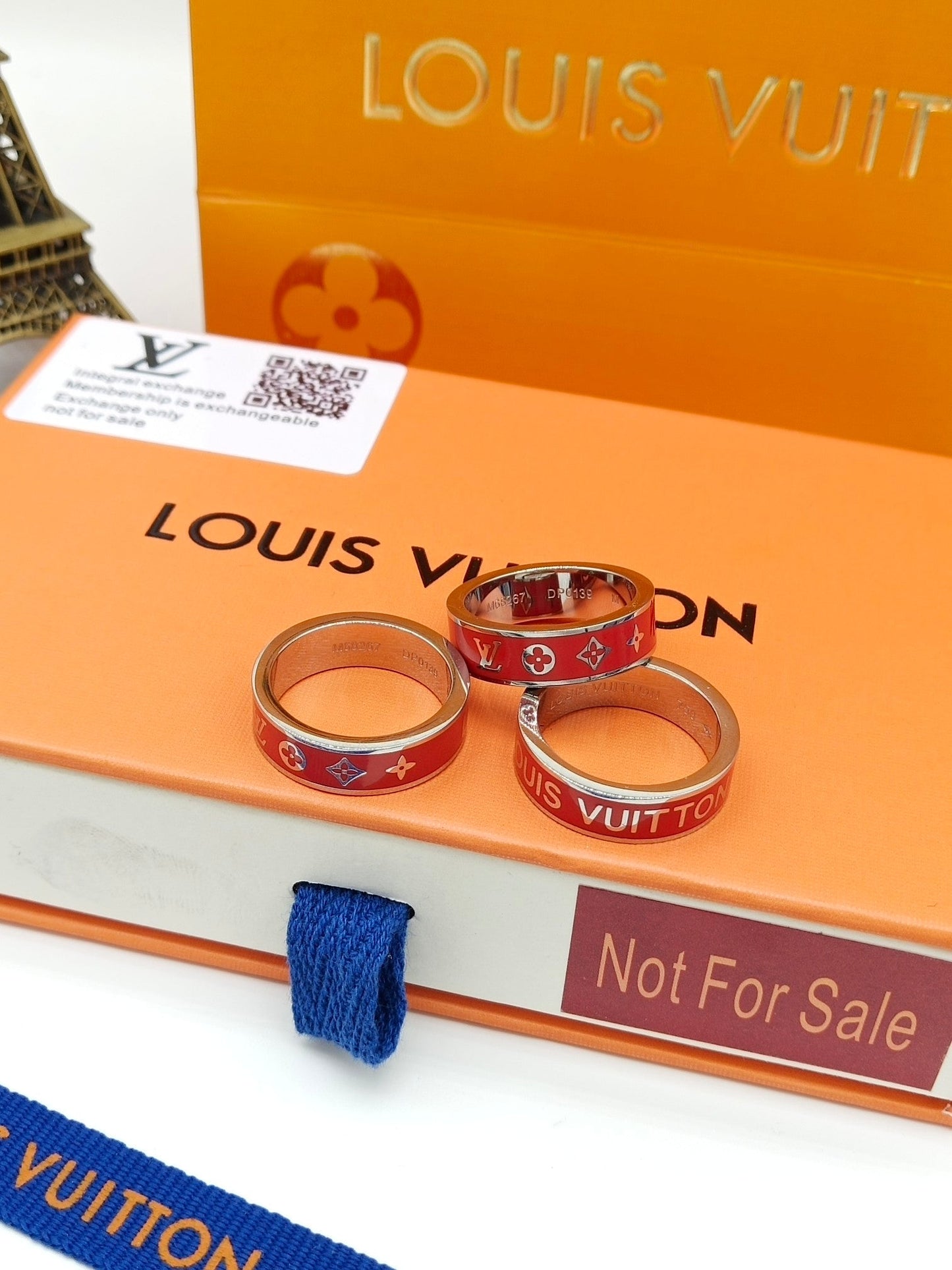 Louis Vuitton Red 18K Gold Ring