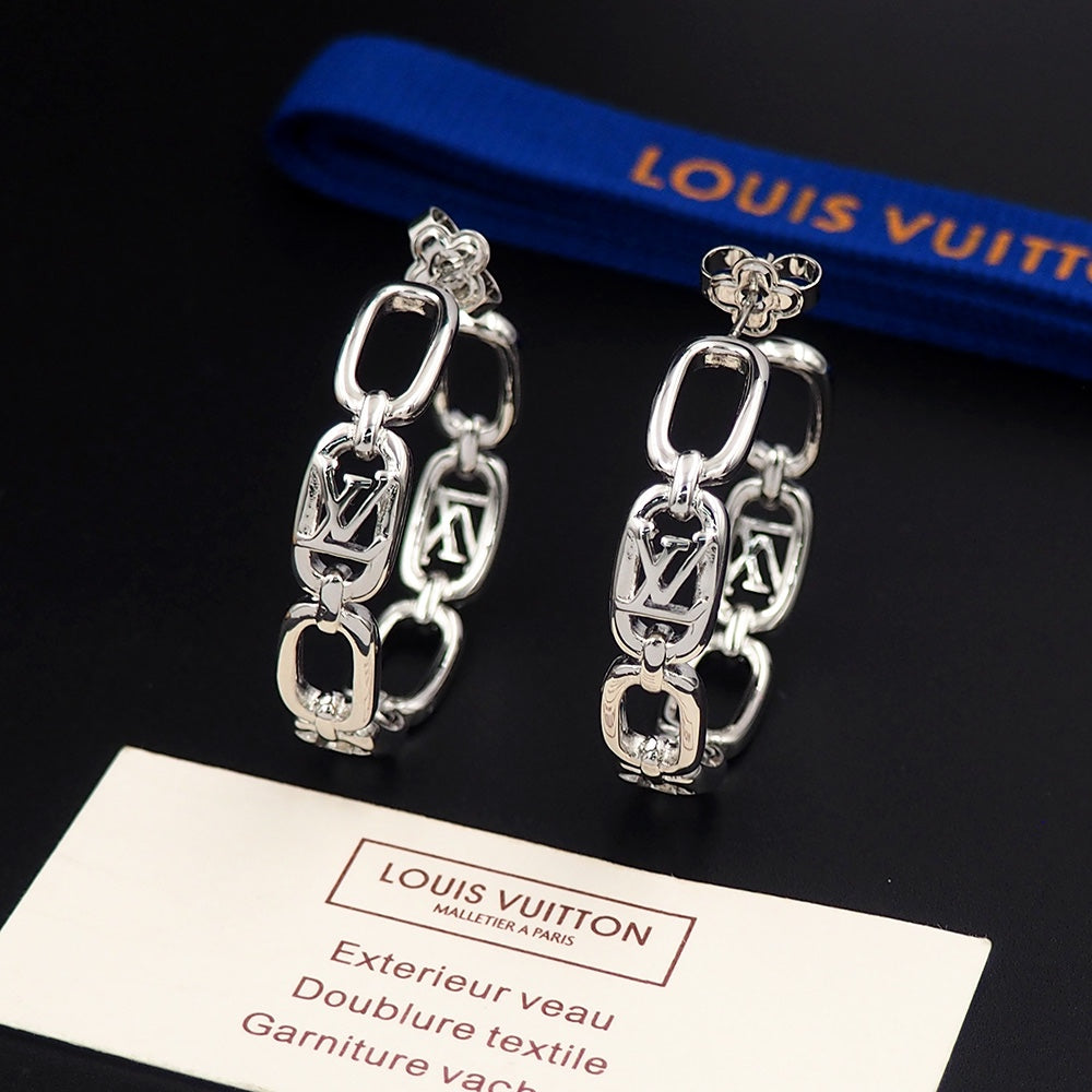 Louis Vuitton My Chain 18K Gold Earrings