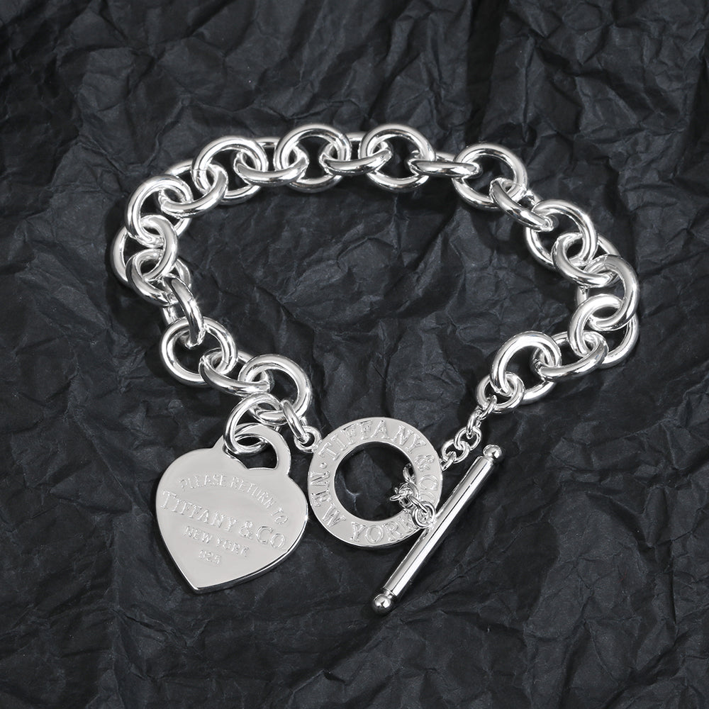 Tiffany Heart Tag 18K Gold Bracelet