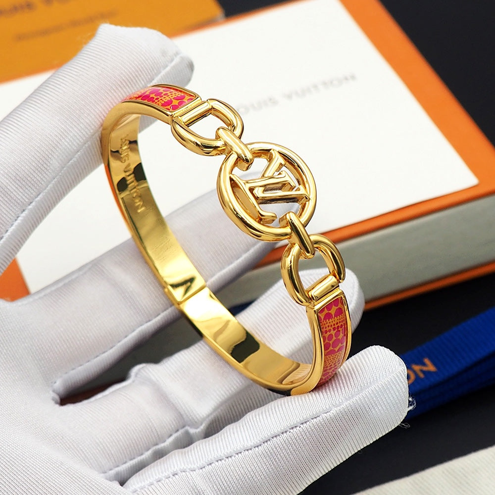 Louis Vuitton x YK Hang It 18K Gold Bracelet