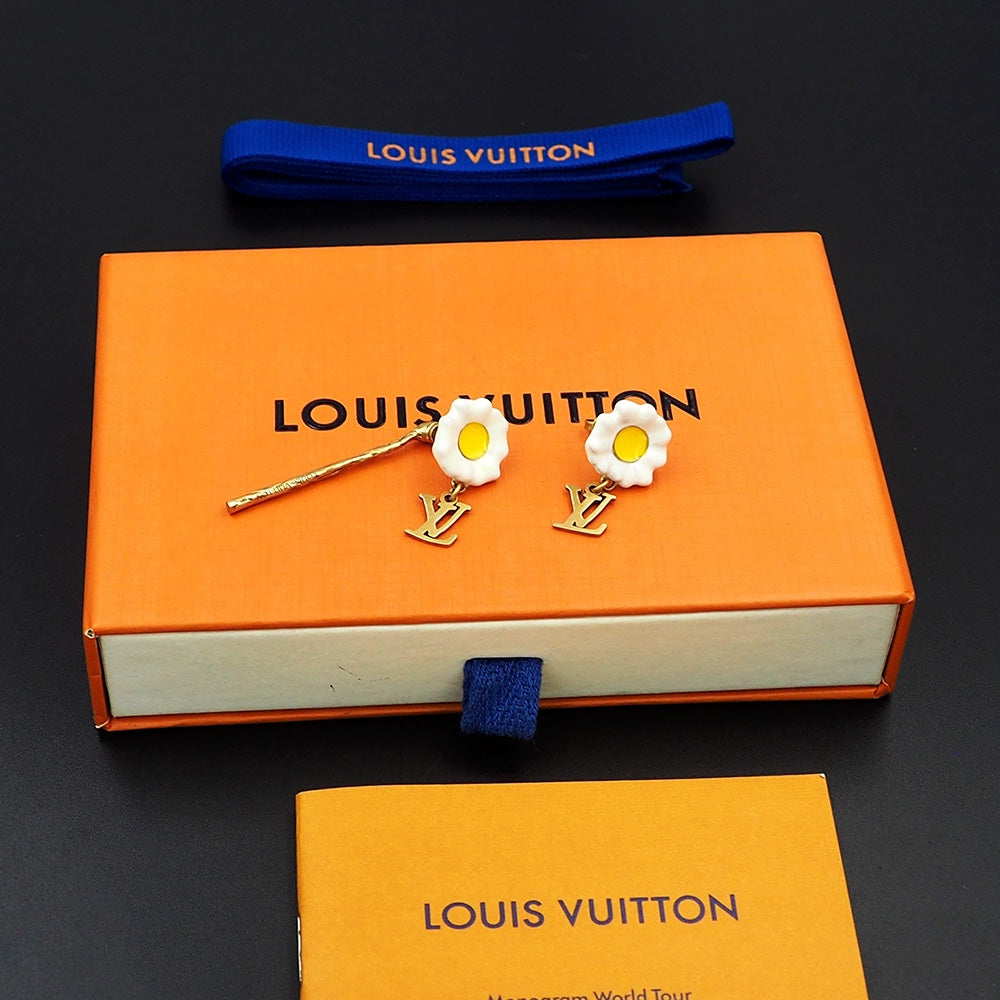 Louis Vuitton Gardening 18K Gold Earrings
