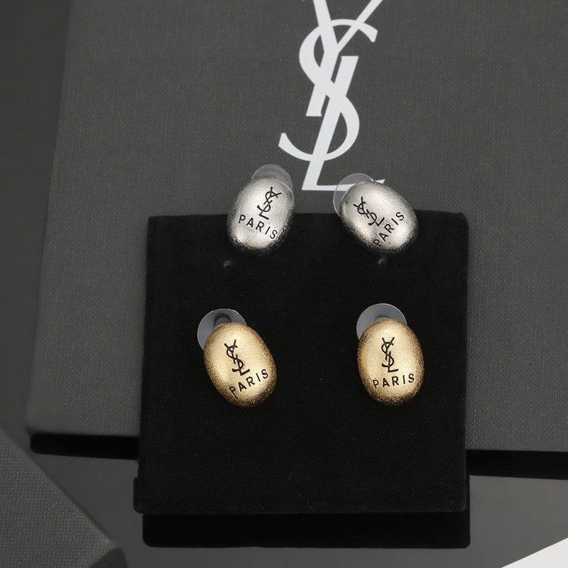 YSL Gold 18K Gold Earrings