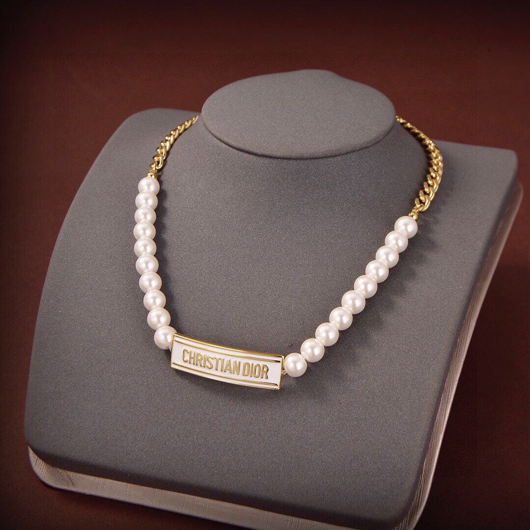 Dior 30 Montaigne 18K Gold Necklace