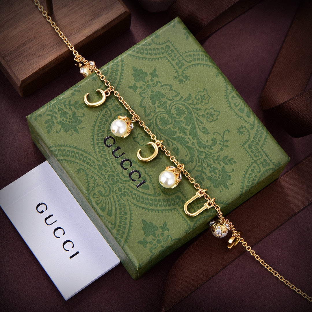 Gucci Double Fashion Show Chain 18K Gold Necklace