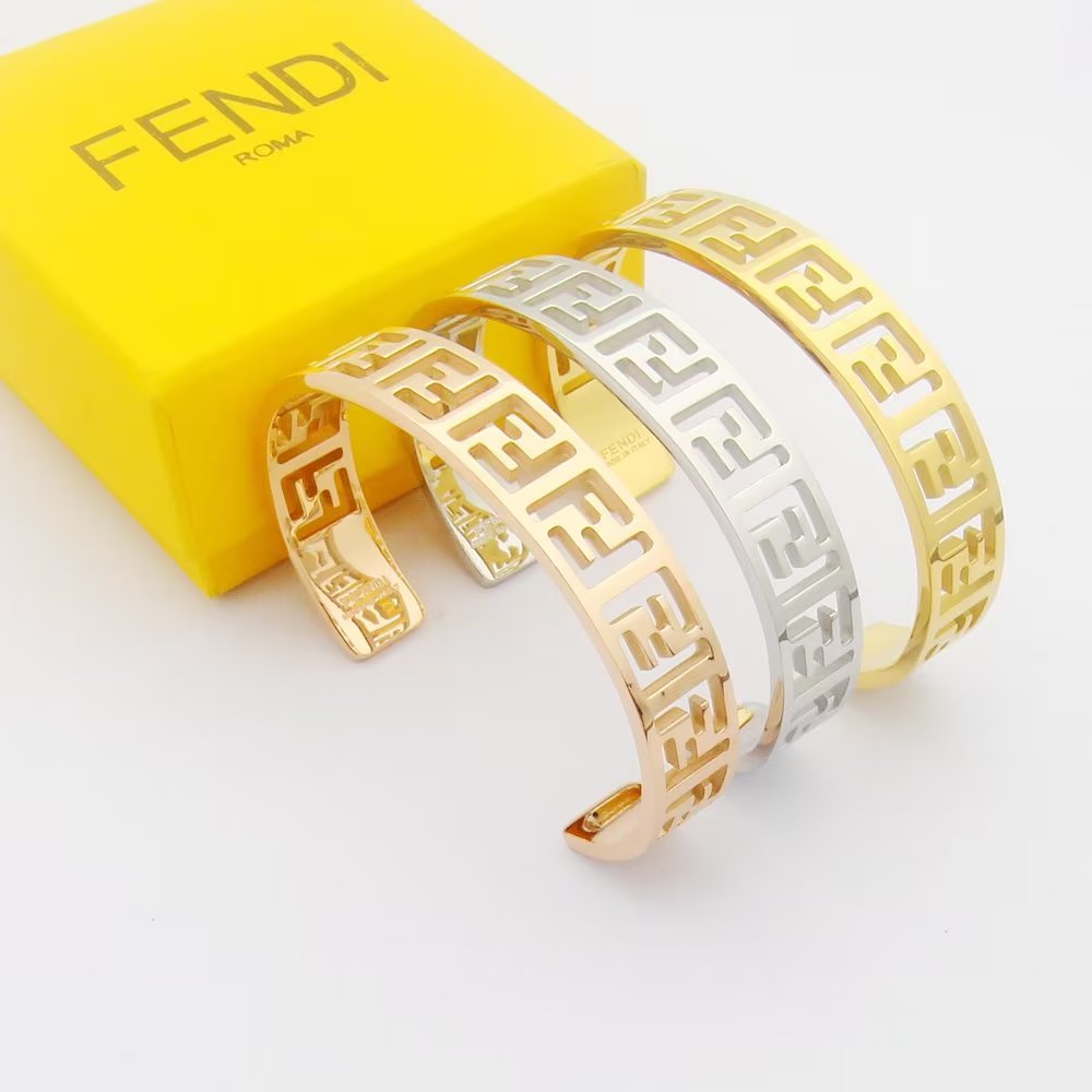 Fendi Forever 18K Gold Bracelet