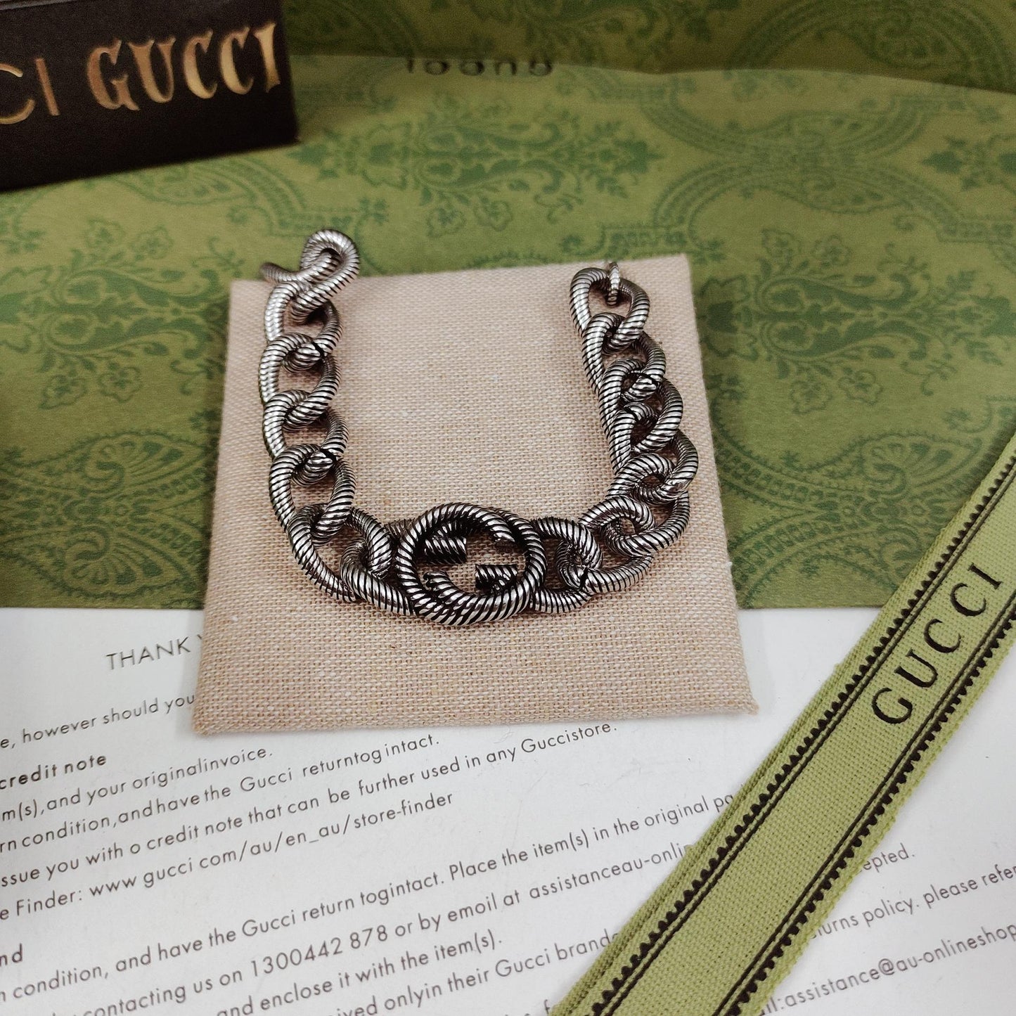 Double Gucci Interlocking Gucci Bracelet