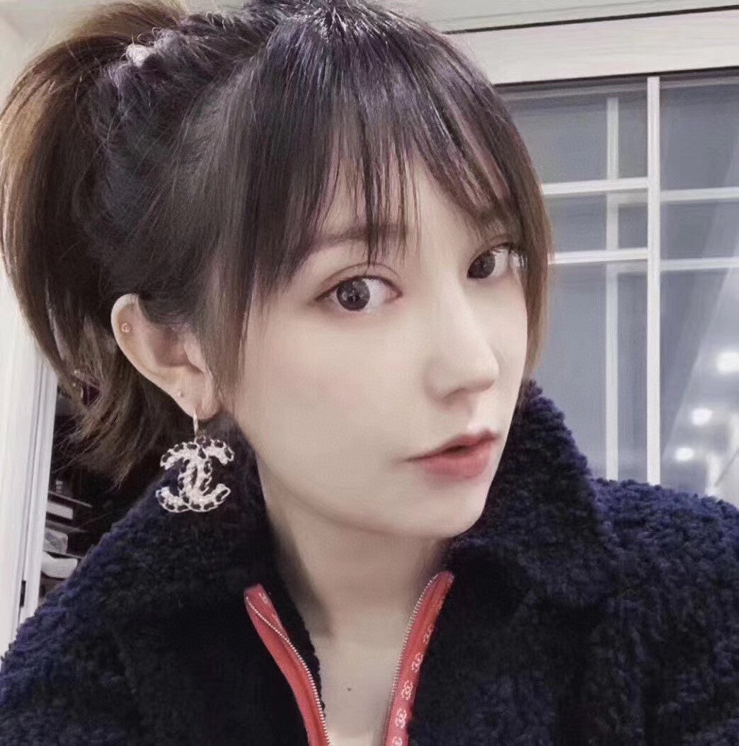 Chanel Leather 18K Gold Earrings