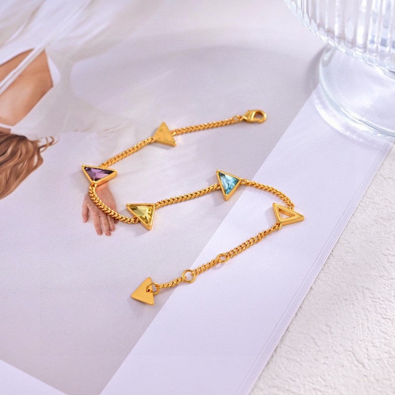 Prada Eternal Gold Semi-Precious Stones 18K Gold Bracelet