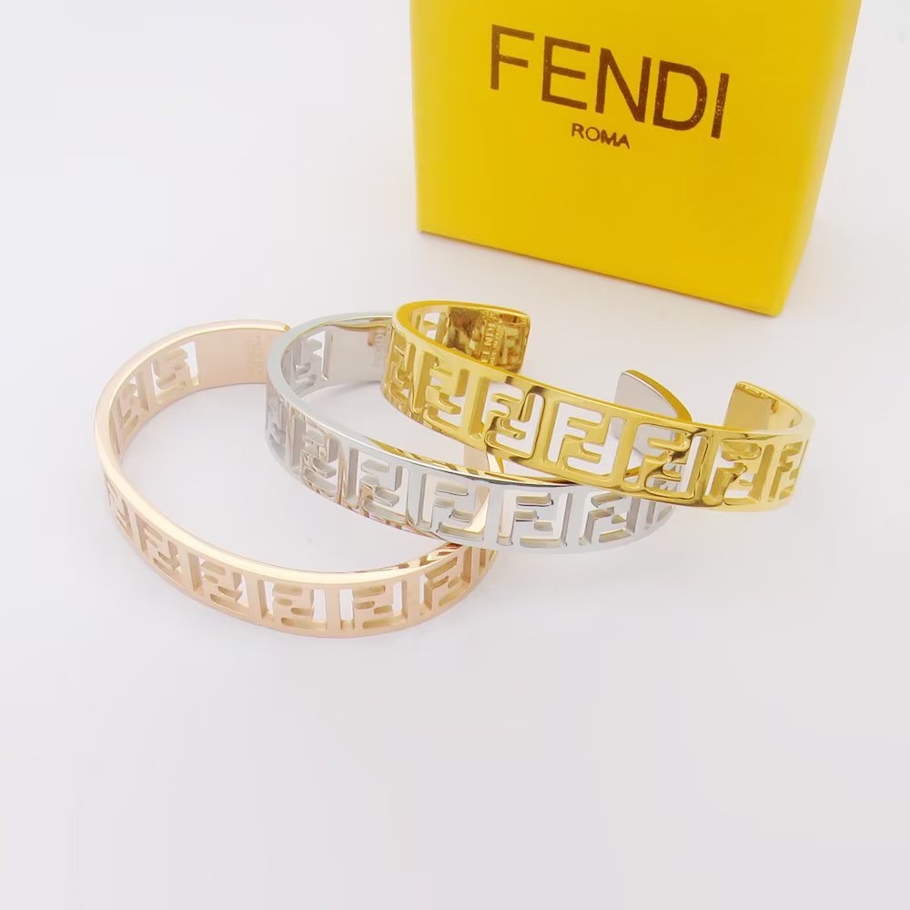 Fendi Forever 18K Gold Bracelet