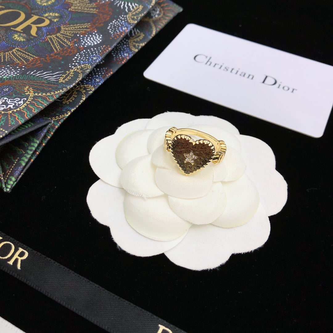 Dior J'adior Heart 18K Gold Ring