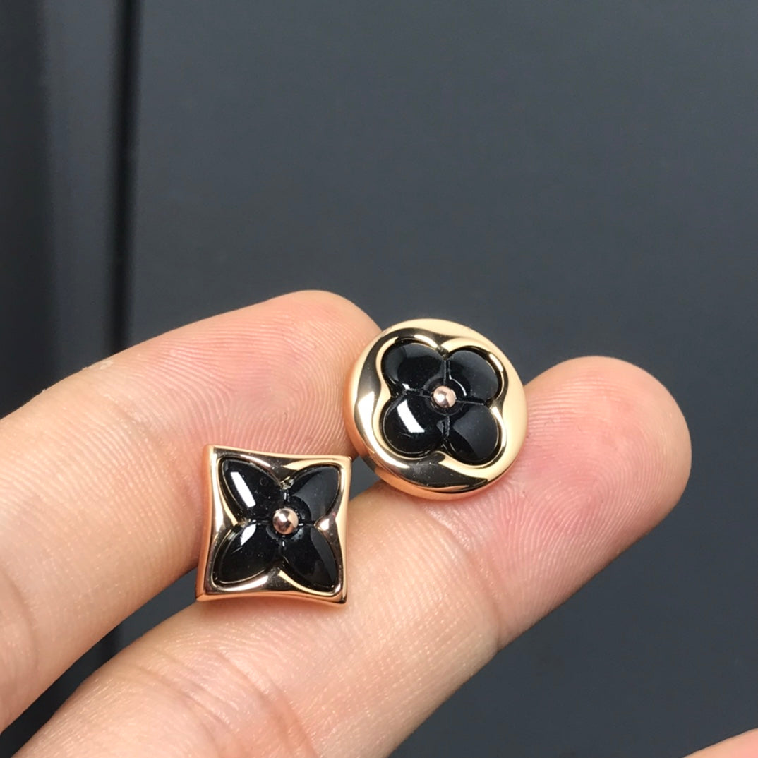 Louis Vuitton Blossom 18K Gold Earrings