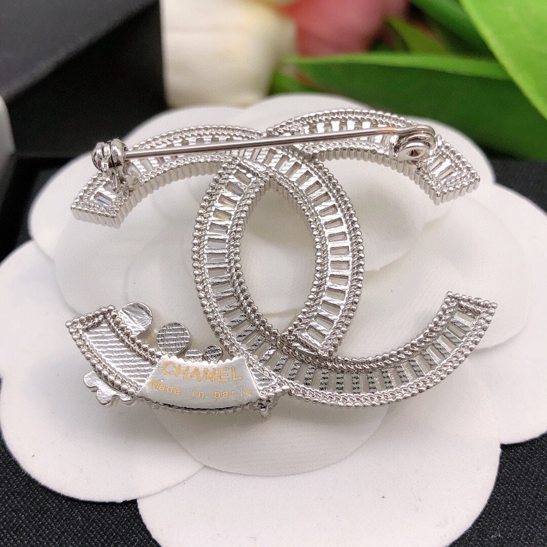 Chanel Star Crystals 18K Gold Brooch