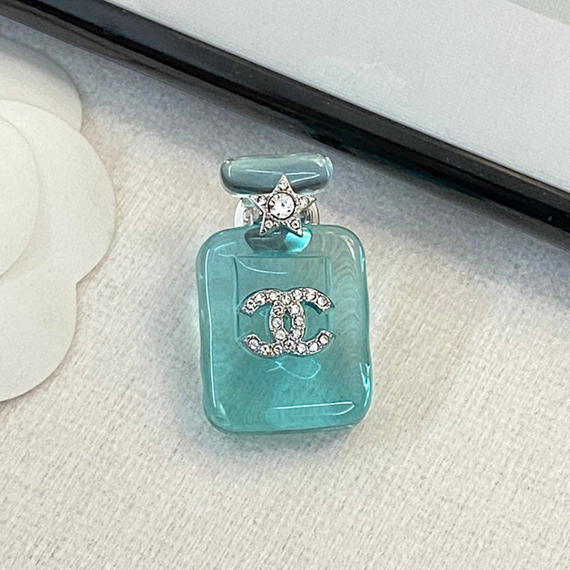Chanel Perfume Color Bottle 18K Gold Brooch
