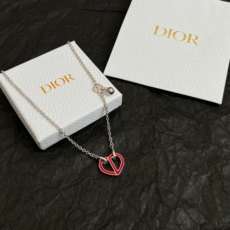 Dior Heart 18K Gold Necklace