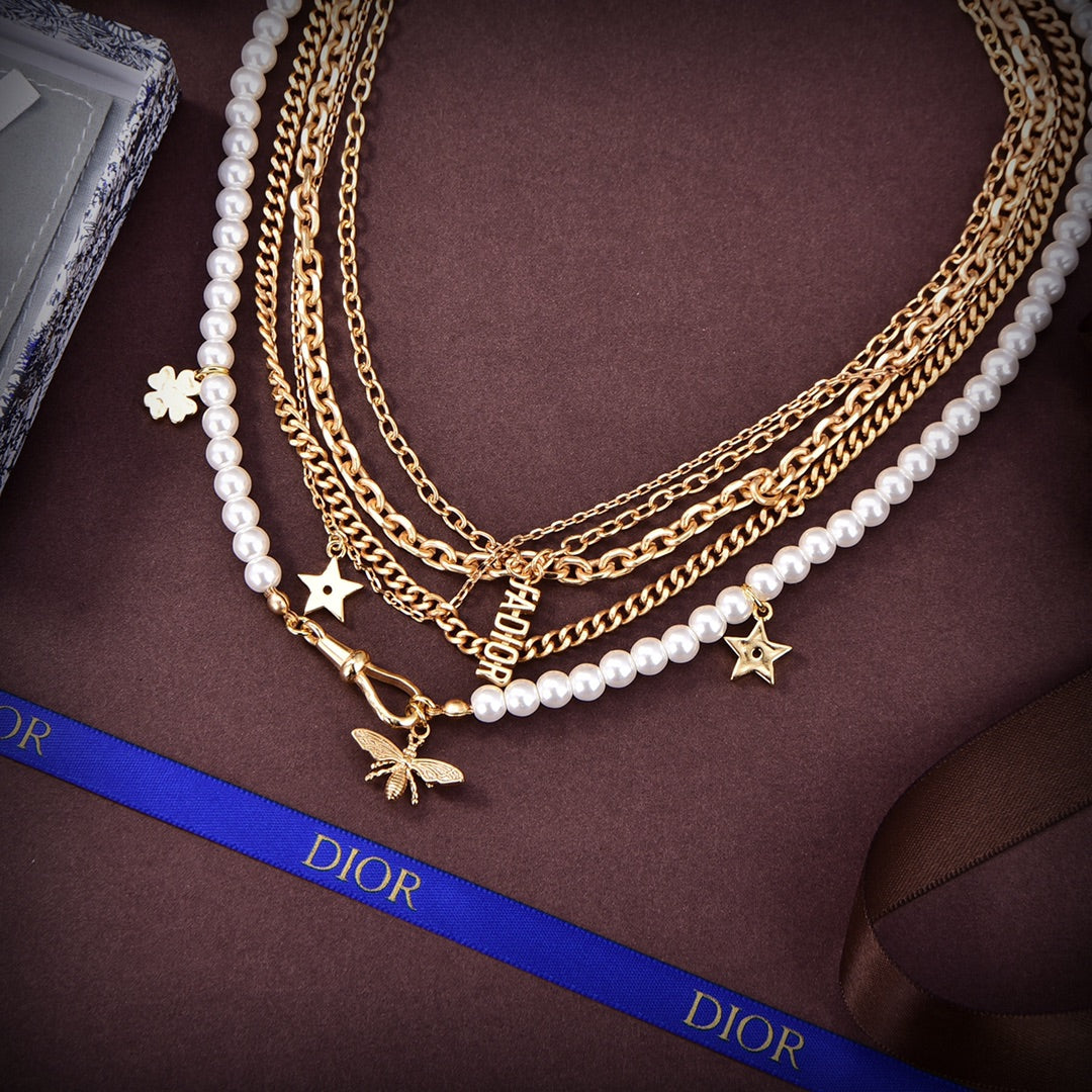 Dior Tassel 18K Gold Necklace