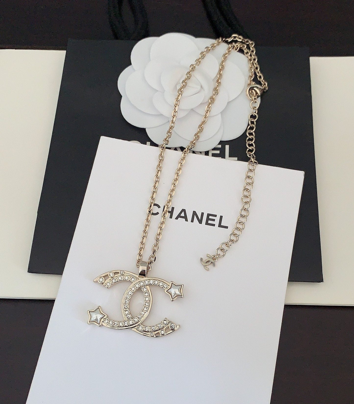 Chanel Star Choker 18K Gold Necklace
