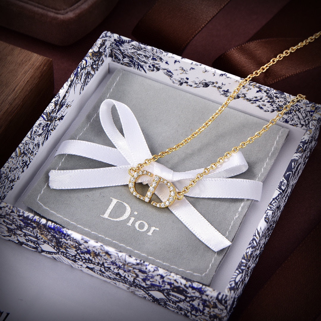 Dior Petit Diamonds 18K Gold Necklace