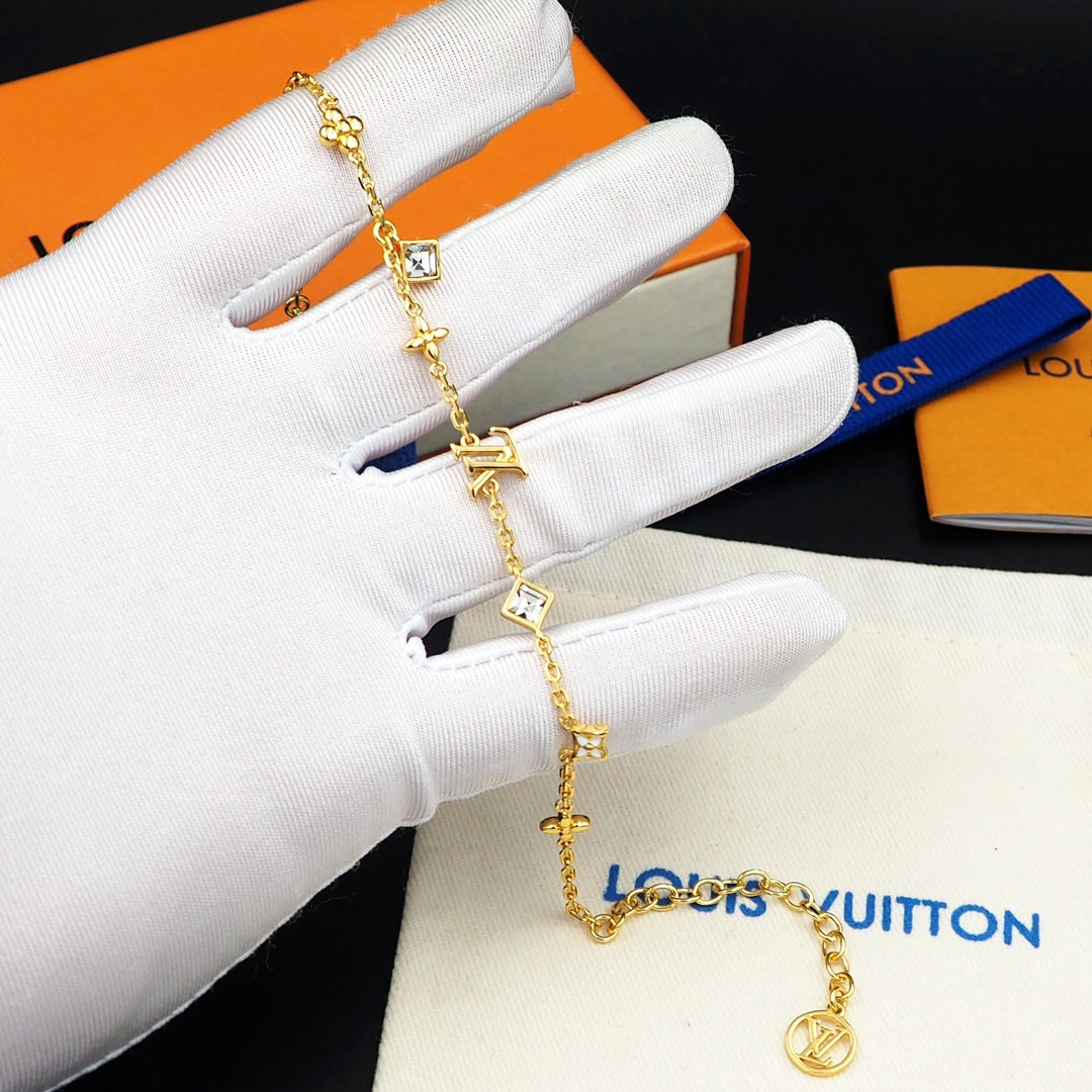 Louis Vuitton In The Sky 18K Gold Bracelet