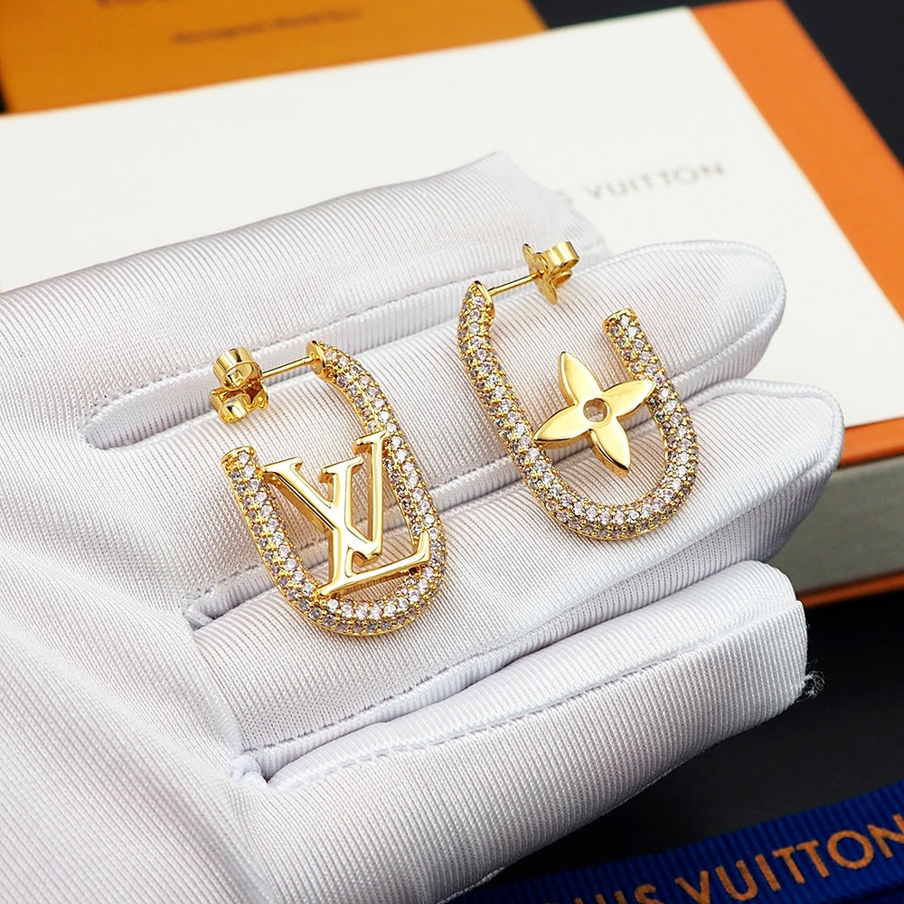 Louis Vuitton My Chain 18K Gold Earrings