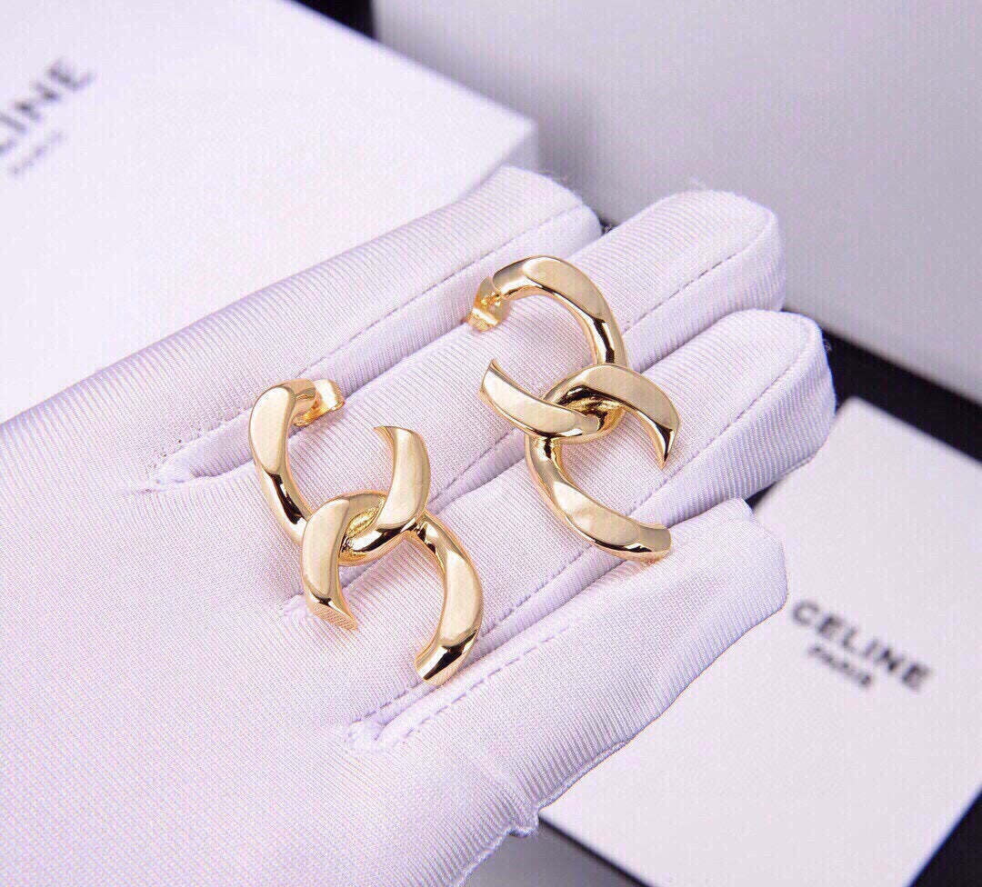 Celine 18K Gold Earrings