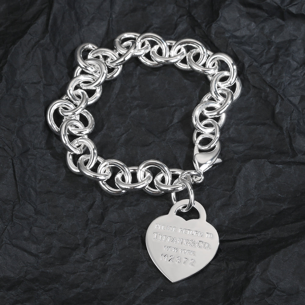 Tiffany Heart Tag 18K Gold Bracelet