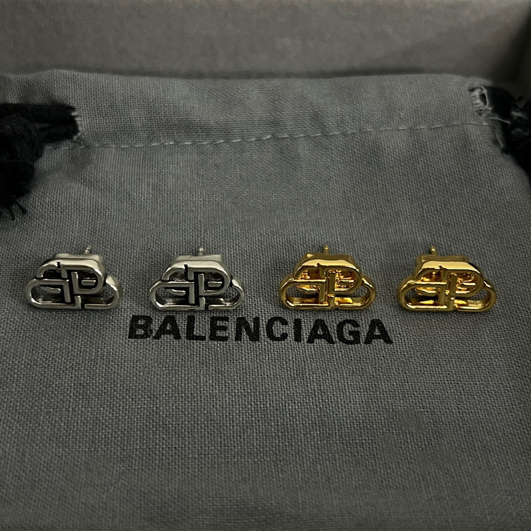 Balenciaga Vintage 18K Gold Earrings