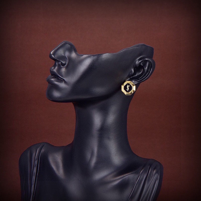 YSL Gold 18K Gold Earrings