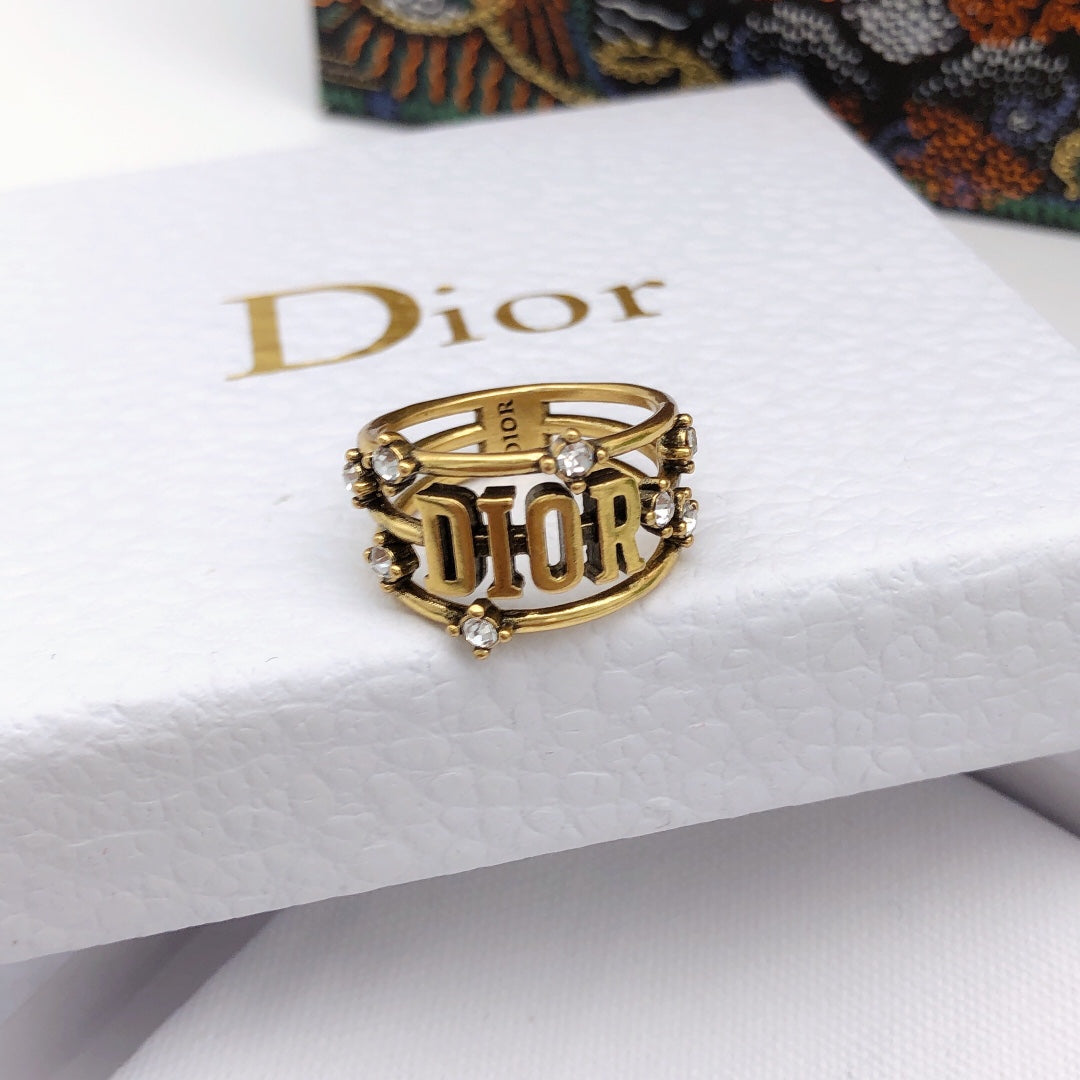 Dior Vintage 18K Gold Ring