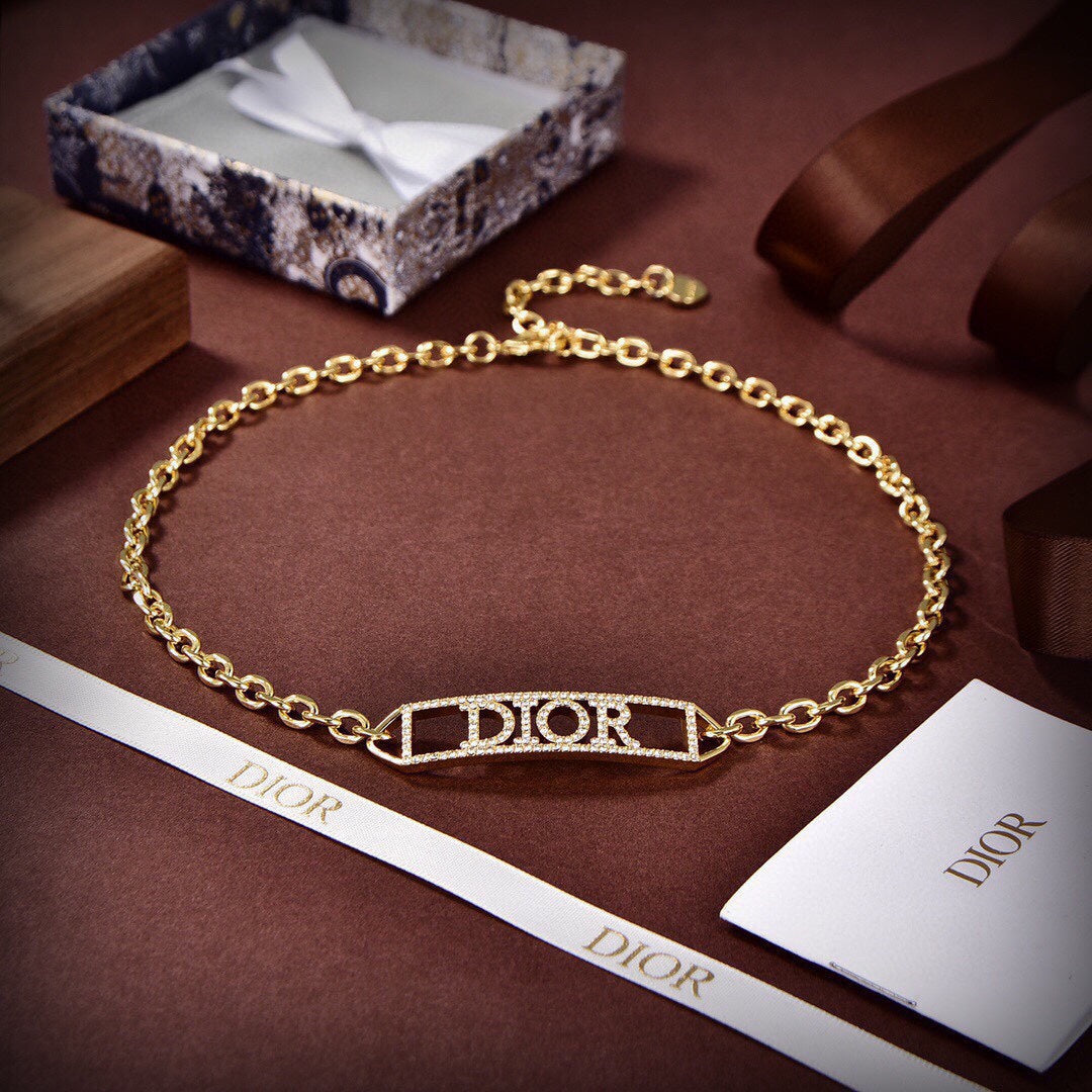 Dior Revolution Choker 18K Gold Necklace