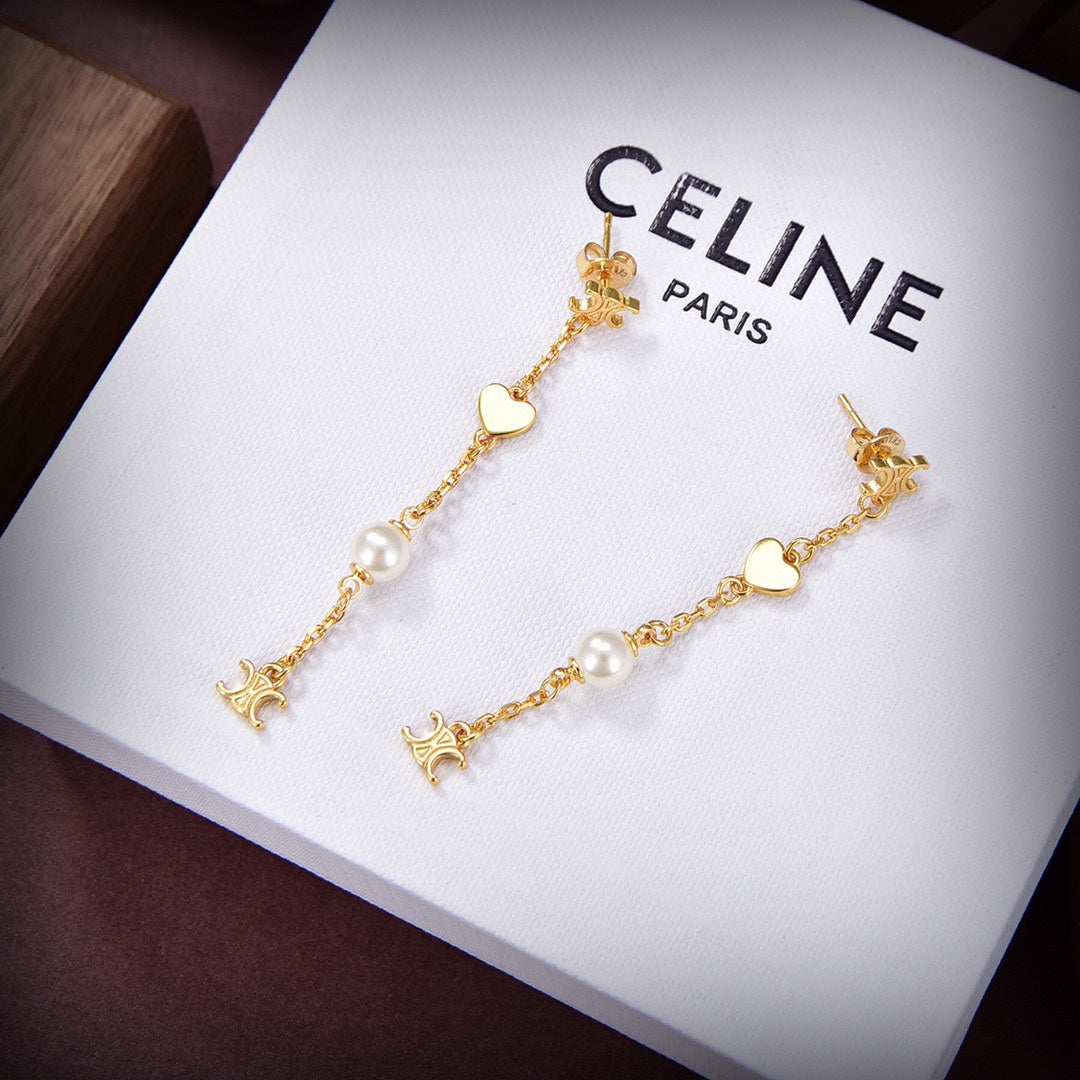 Celine 18K Gold Earrings
