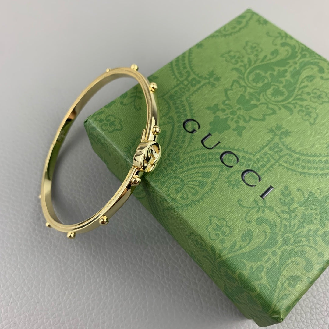Gucci Double Running Gucci 18K Gold Bracelet