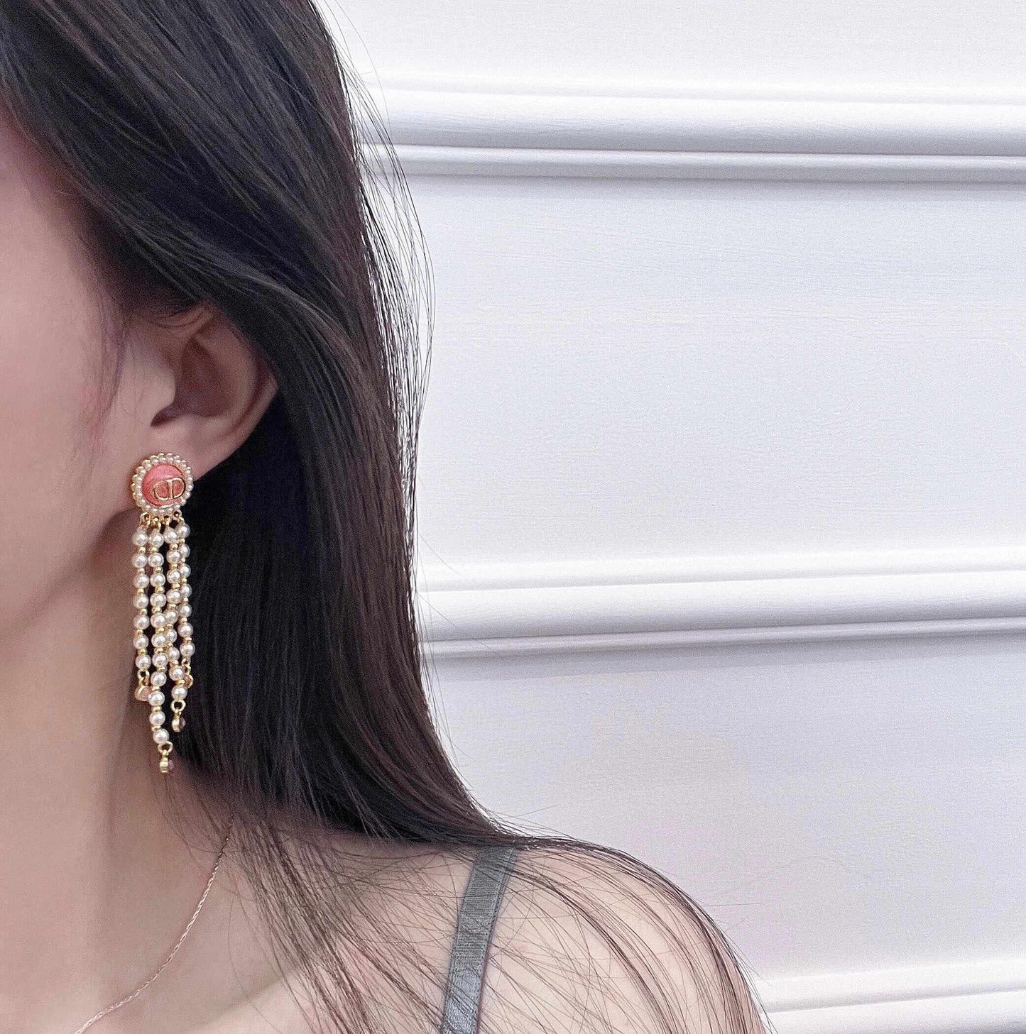 Dior Petit Tassel 18K Gold Earrings