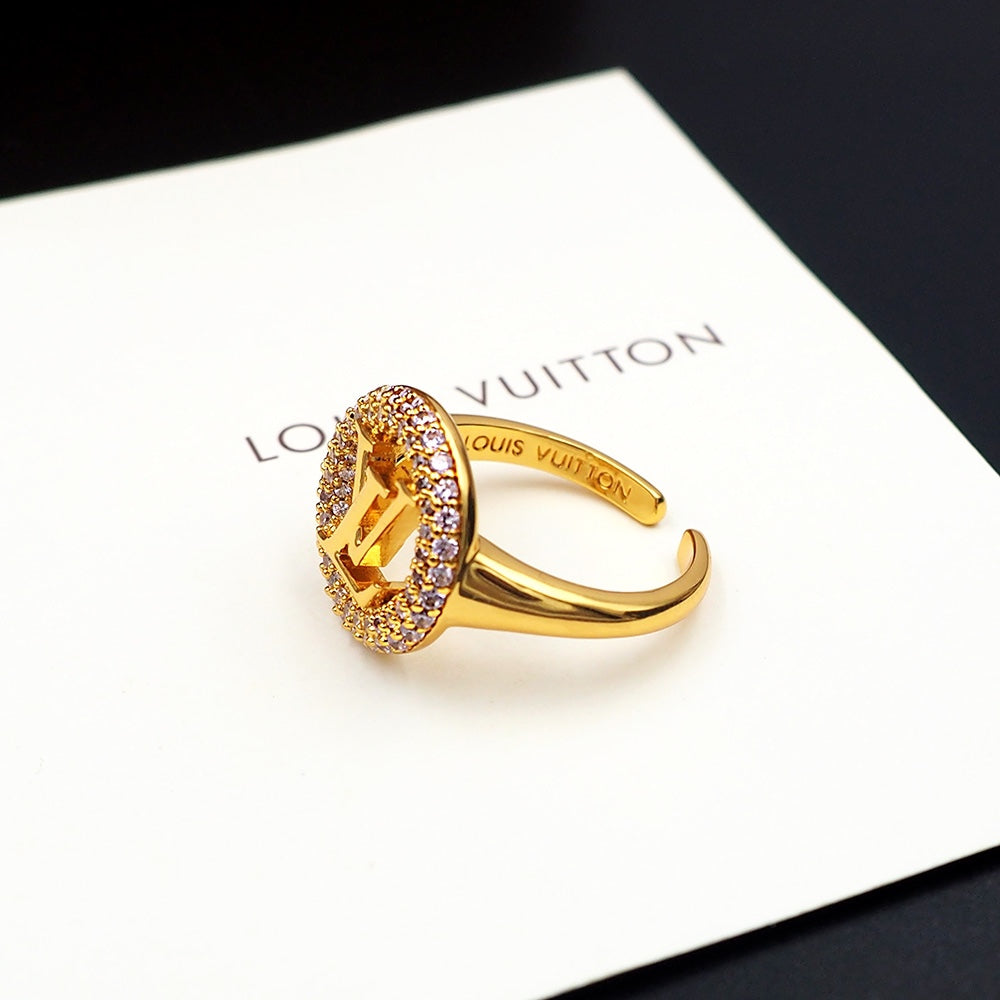 Louis Vuitton Louise Tresor 18K Gold Ring