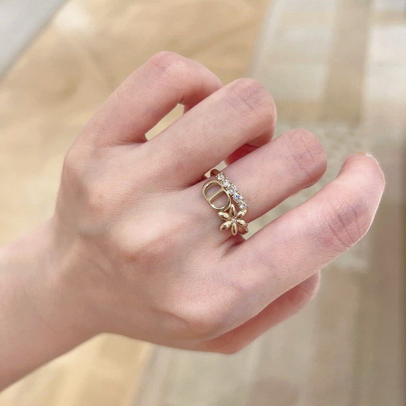 Dior Diamond 18K Gold Ring