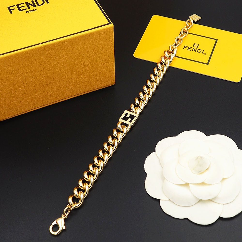 Fendi x Marc Jacobs Forever 18K Gold Bracelet