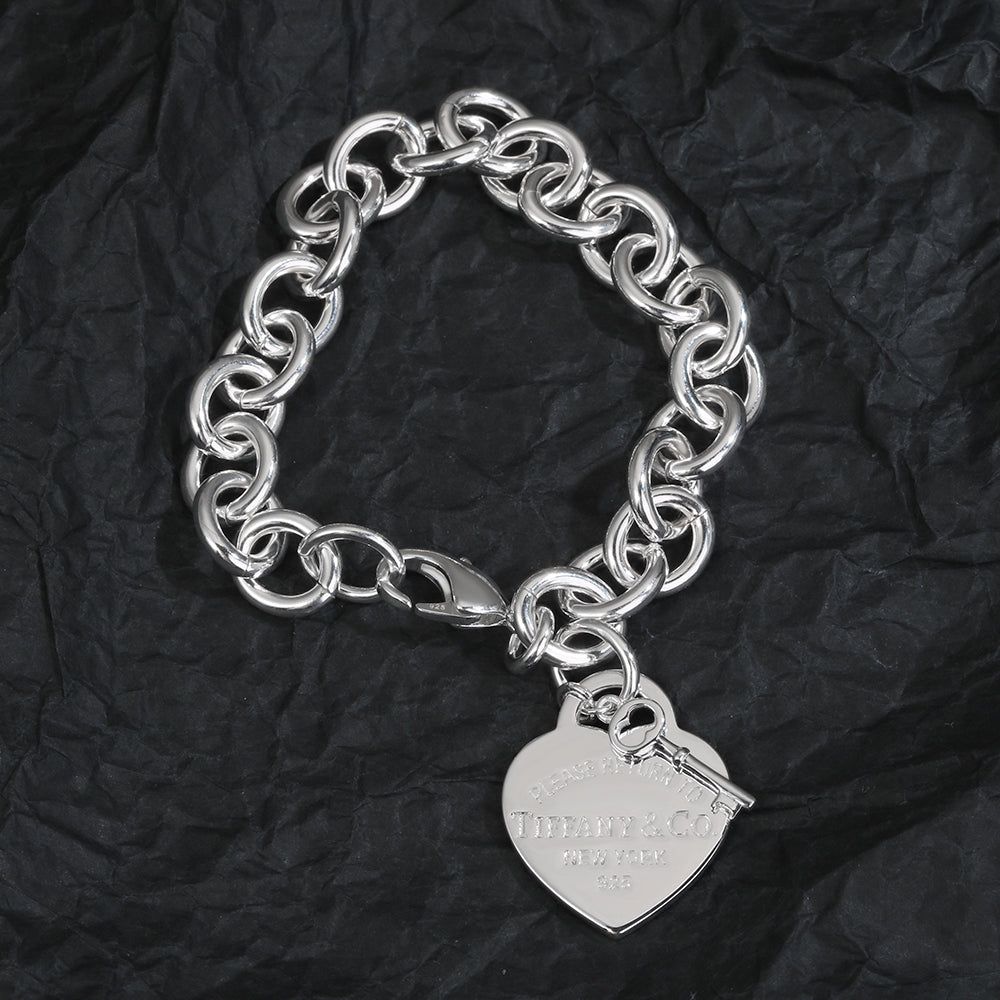 Tiffany Heart Tag 18K Gold Bracelet