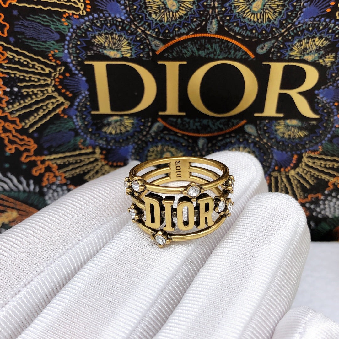 Dior Vintage 18K Gold Ring