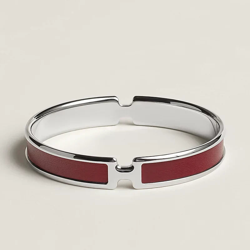 Hermes Olympe Rouge 18K Gold Bracelet