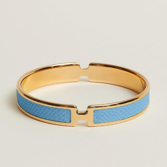 Hermes Olympe Blue 18K Gold Bracelet