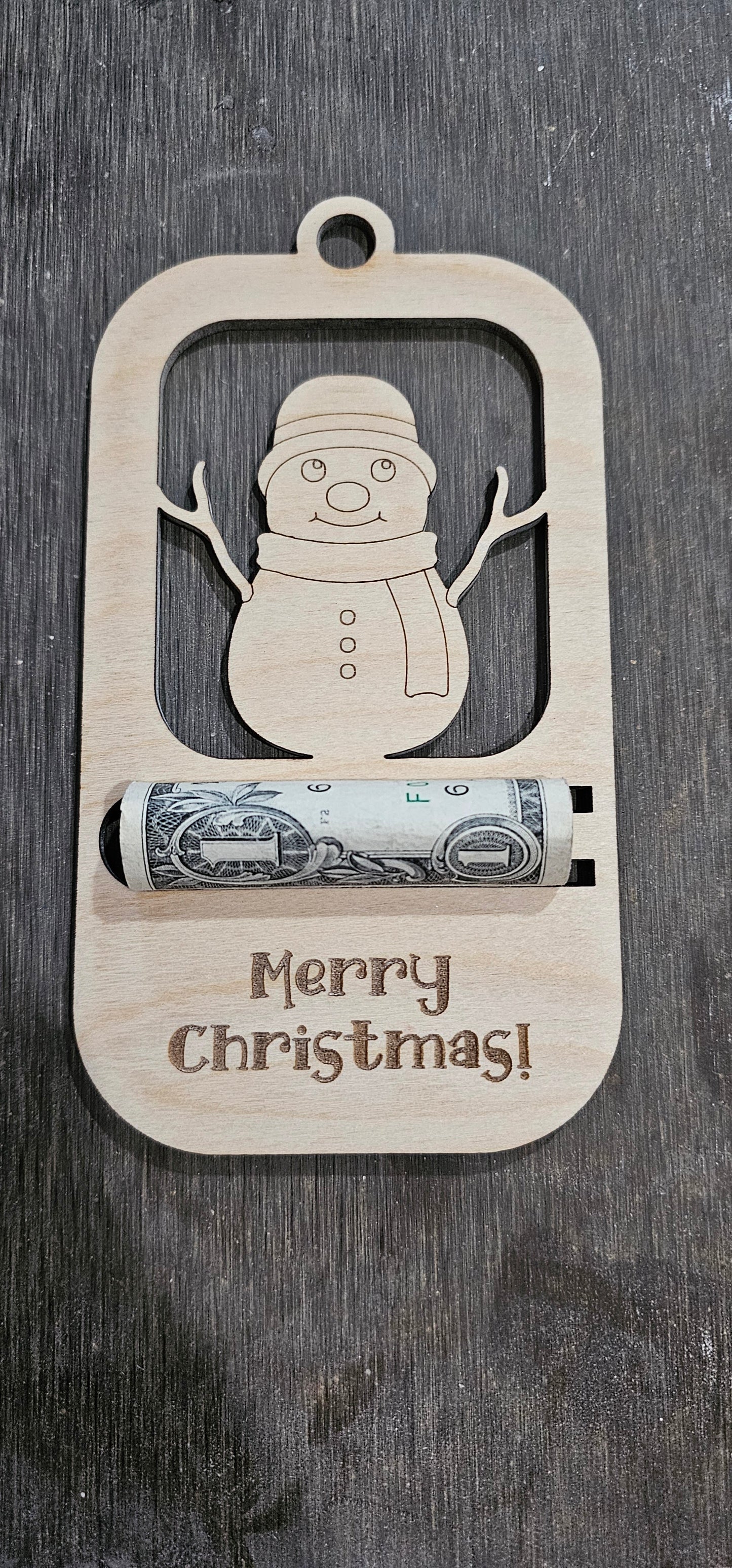 Christmas Cash Ornament- Christmas Tree