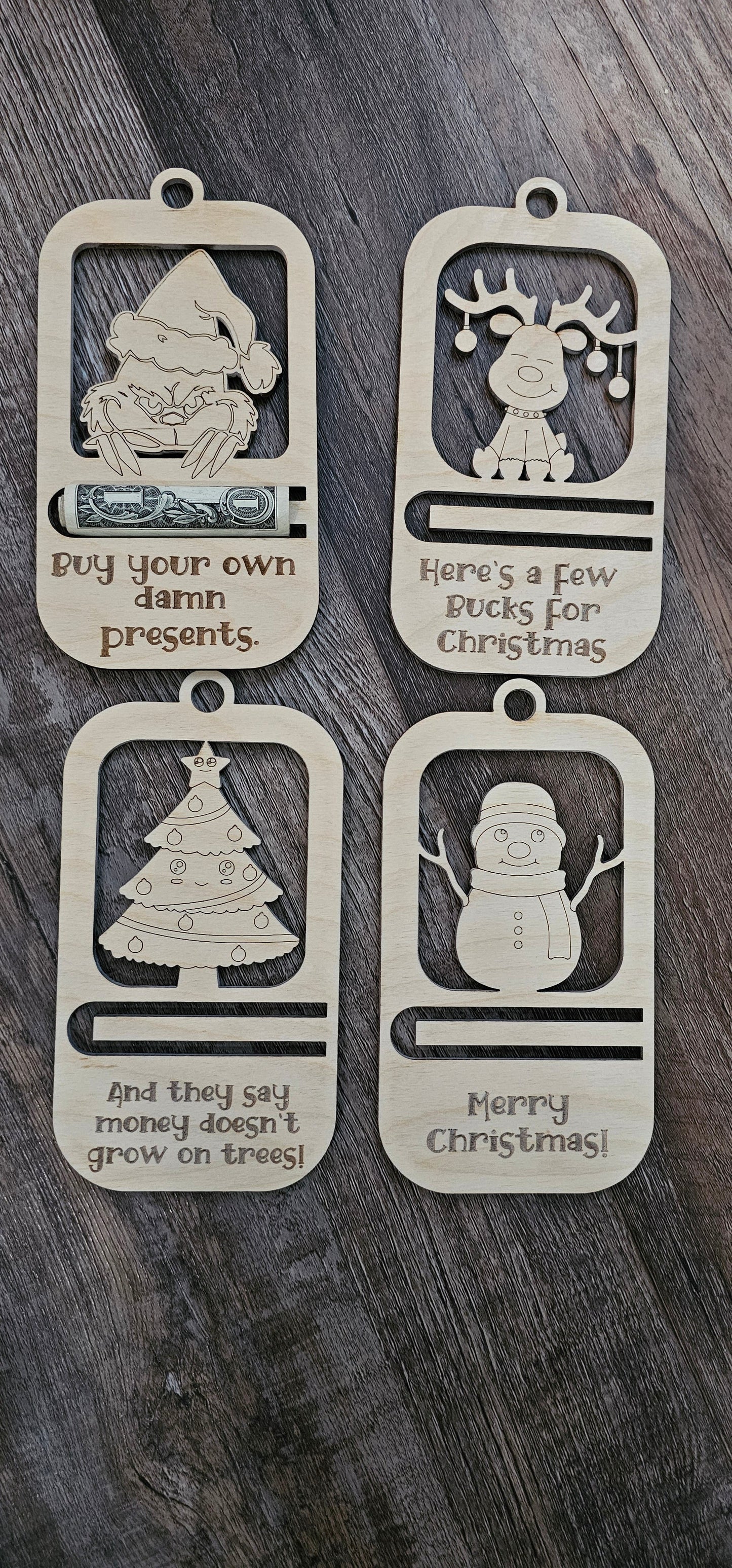 Christmas Cash Ornament- Christmas Tree